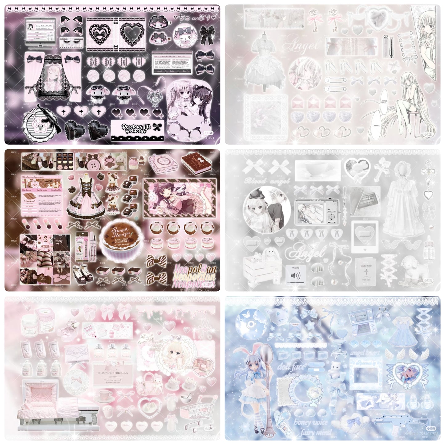 Sticker Book #3 Magical Girl [30 pages]