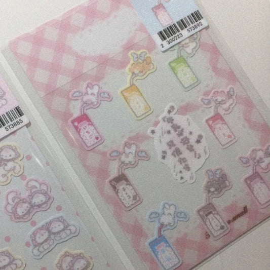 Tanpopo Milk Kitty Sticker