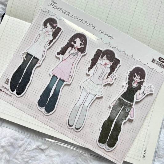 Toga Summer Lookbook Sticker