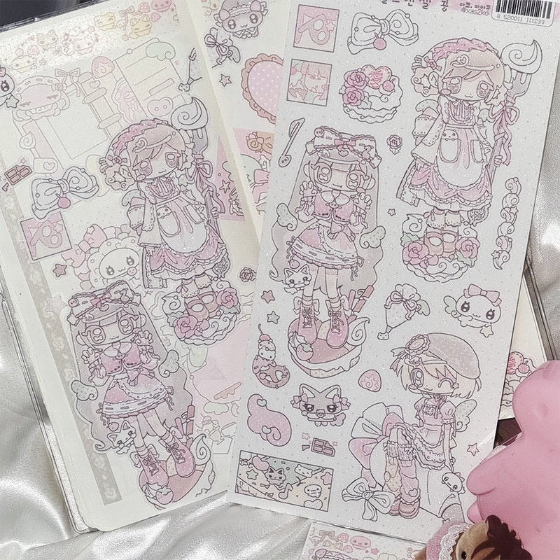 [Ako Aikong] Cream Angel Sticker