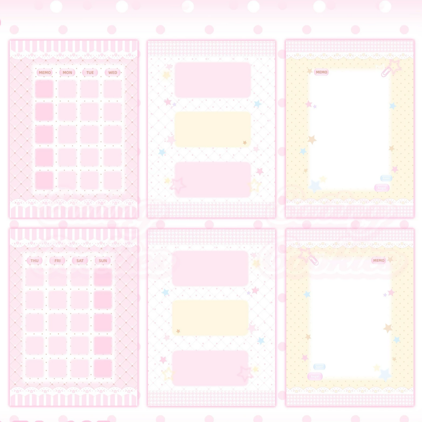 Eating Cookies A7 Refill Page [18 sheets]
