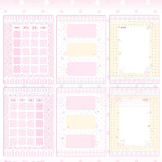 Eating Cookies A7 Refill Page [18 sheets]