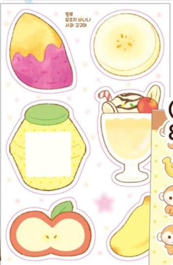 Pinkrue Monkey Sticker Pack