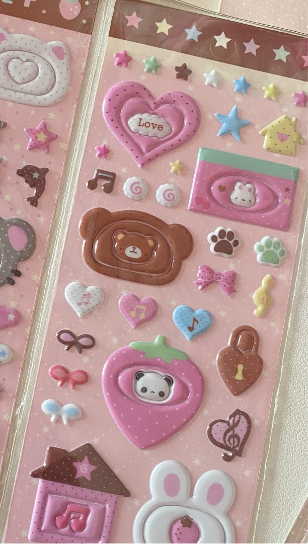 Animal Frame Puffy Sticker