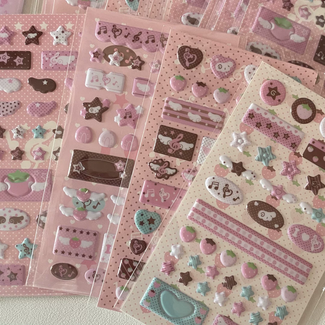 Chocolate Note Puffy Sticker