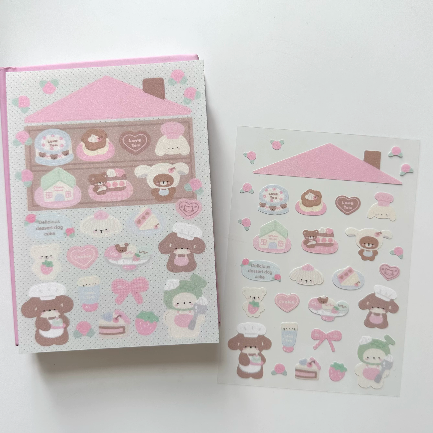 Cream Park A6 Bear Sticker