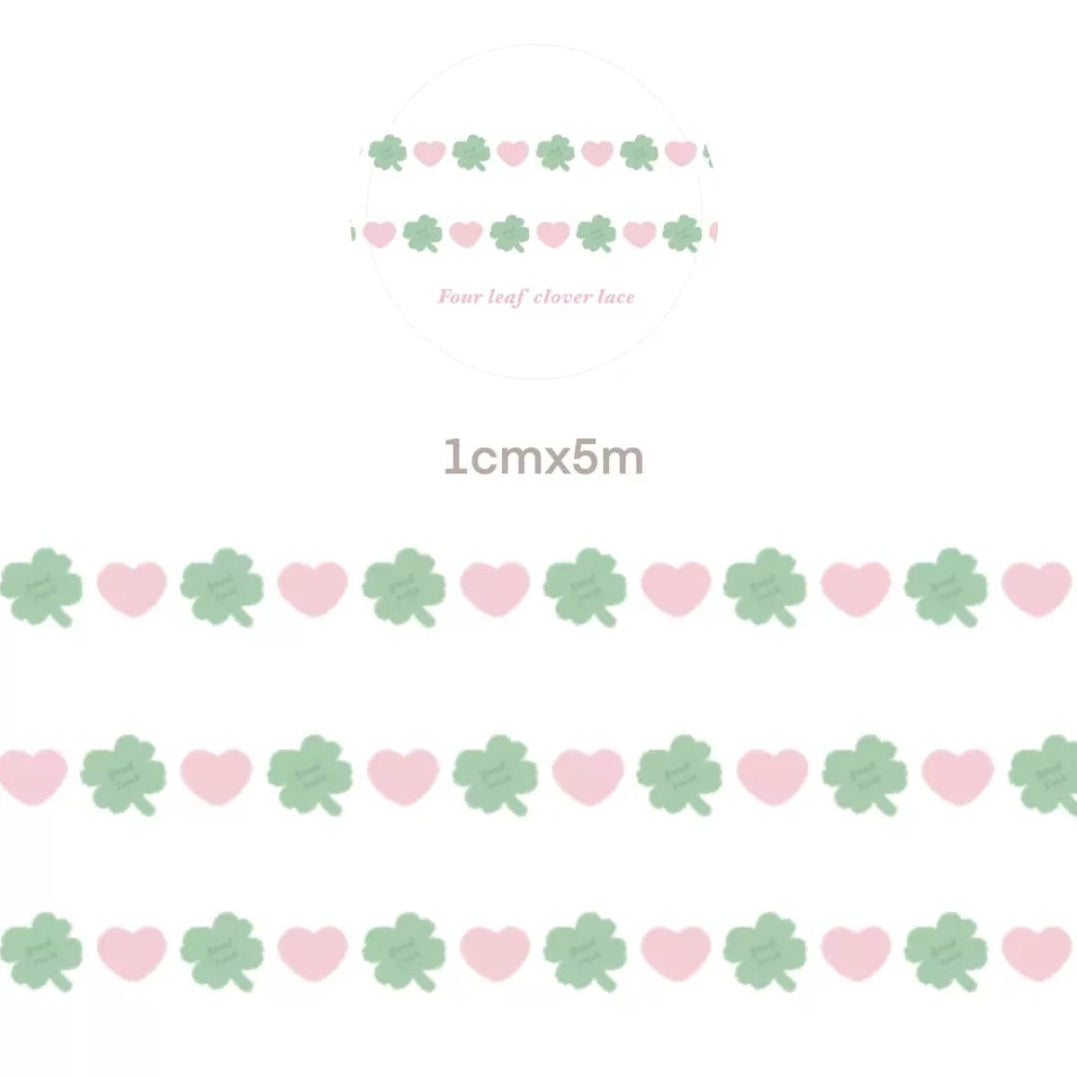 Cream Park Shaped Clear Masking Tape