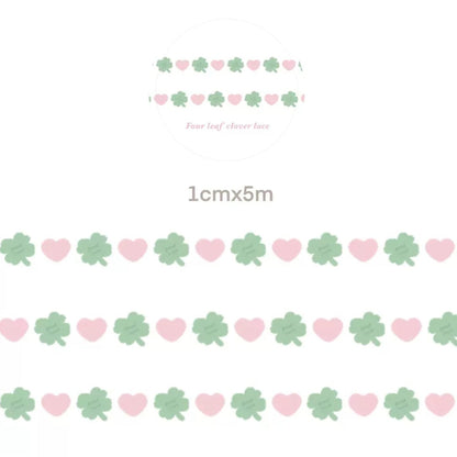 Cream Park Shaped Clear Masking Tape