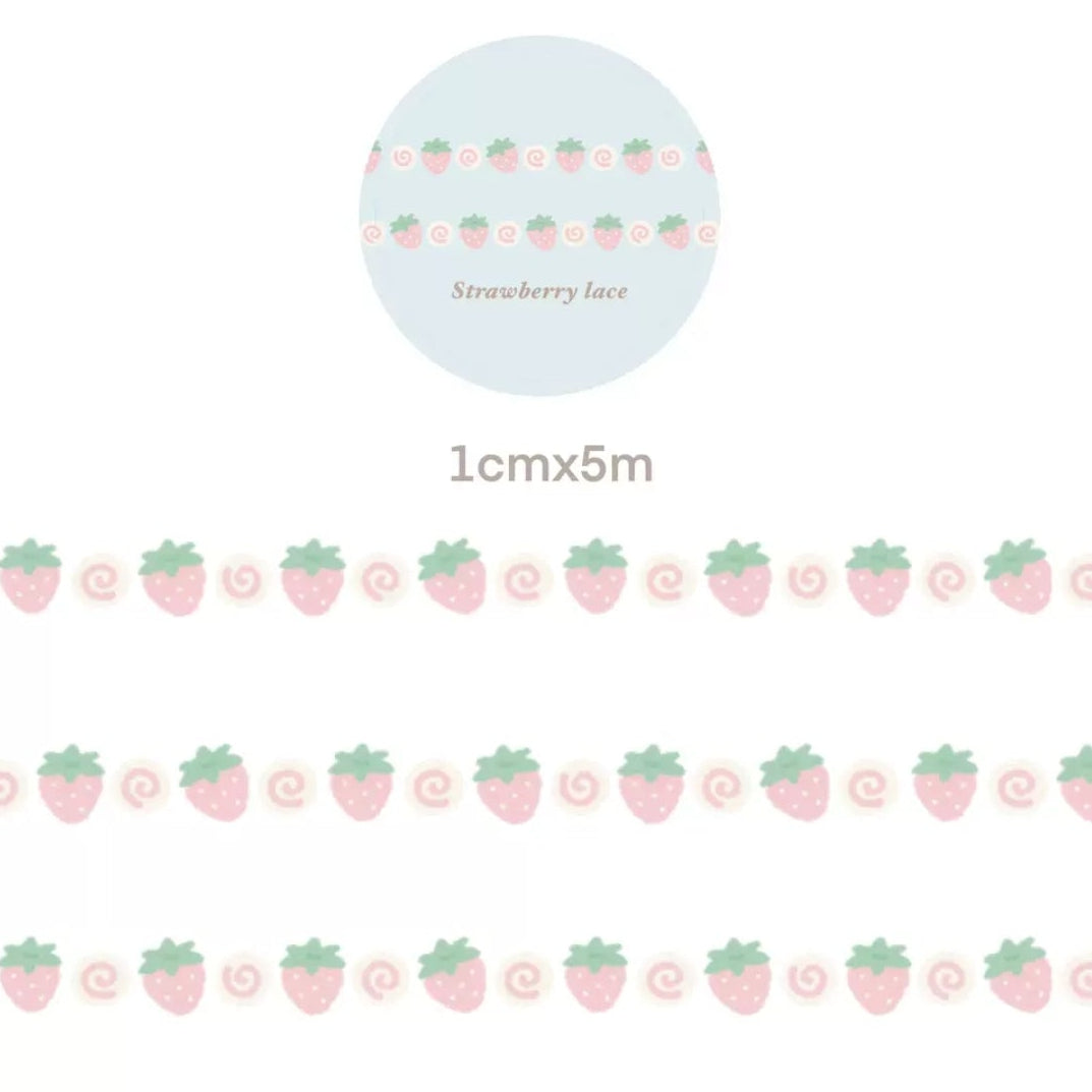 Cream Park Shaped Clear Masking Tape