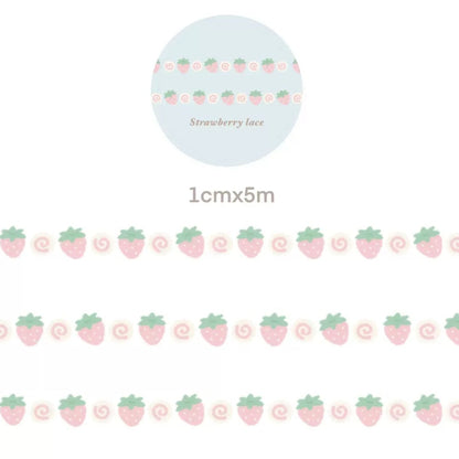 Cream Park Shaped Clear Masking Tape