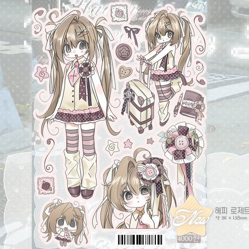 [Kimino Mikata] Rose Sticker