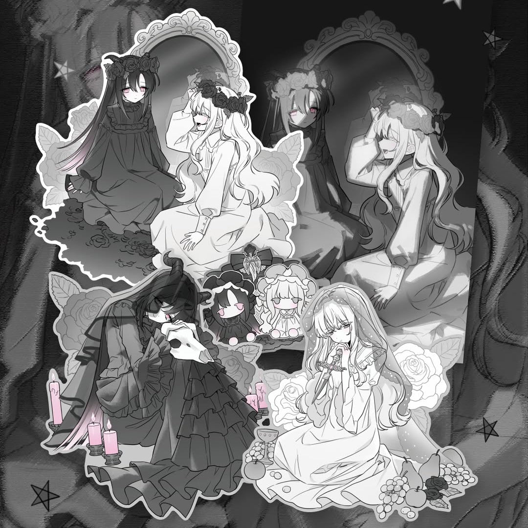 Qzzling Black Magic Sticker Pack