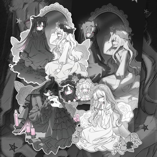 Qzzling Black Magic Sticker Pack