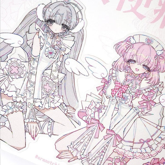 [Aranotchi] Healing Angel Sitting Sticker