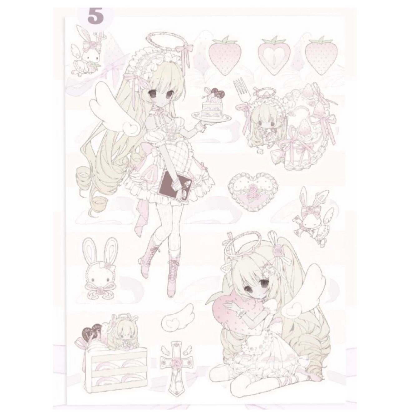 [Yuaria] Strawberry Cake Sticker