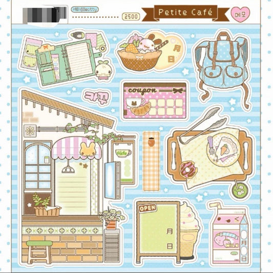3eotty Petite Cafe Paper Sticker