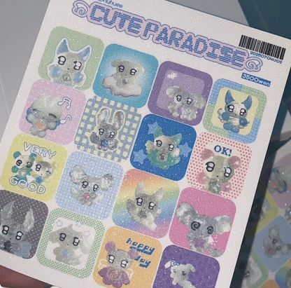 Huhuee Cute Paradise Sticker