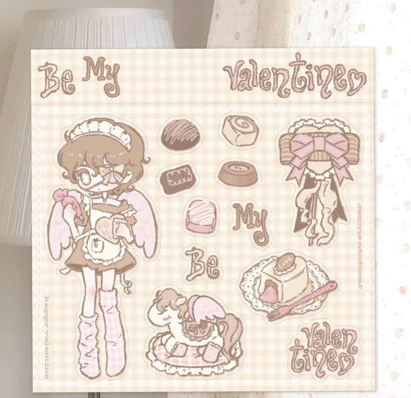 Yeonpopo Valentine Sticker Pack