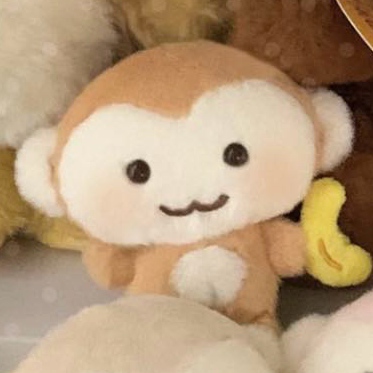 [Pinkrue] Monkey Plush Keyring