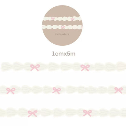 Cream Park Shaped Clear Masking Tape