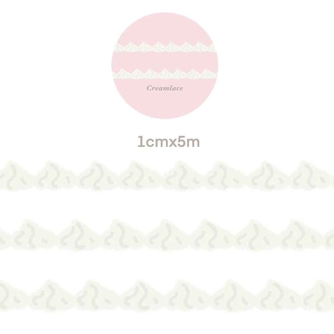 Cream Park Shaped Clear Masking Tape