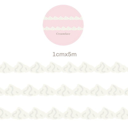 Cream Park Shaped Clear Masking Tape