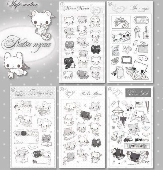 Natsu Nyaa Vol.5 Sticker Sheets