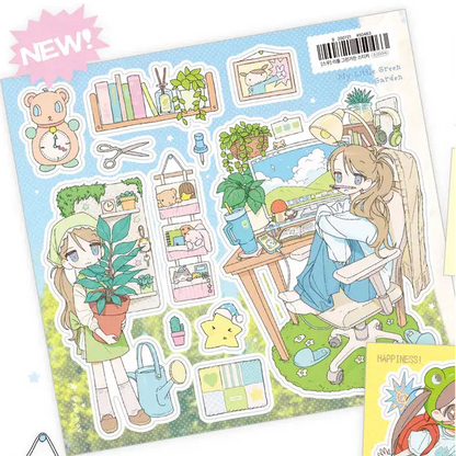 SW My Little Green Garden Sticker