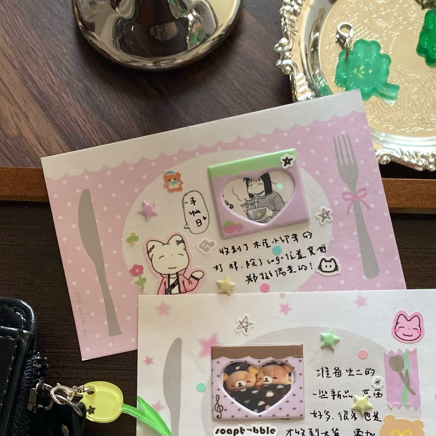 Heart Bunny A7 Dinner Plate Memo Pad 24p