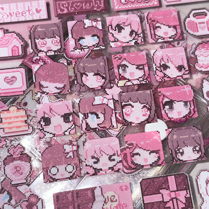 Ribbon Honey ID Photo Sticker