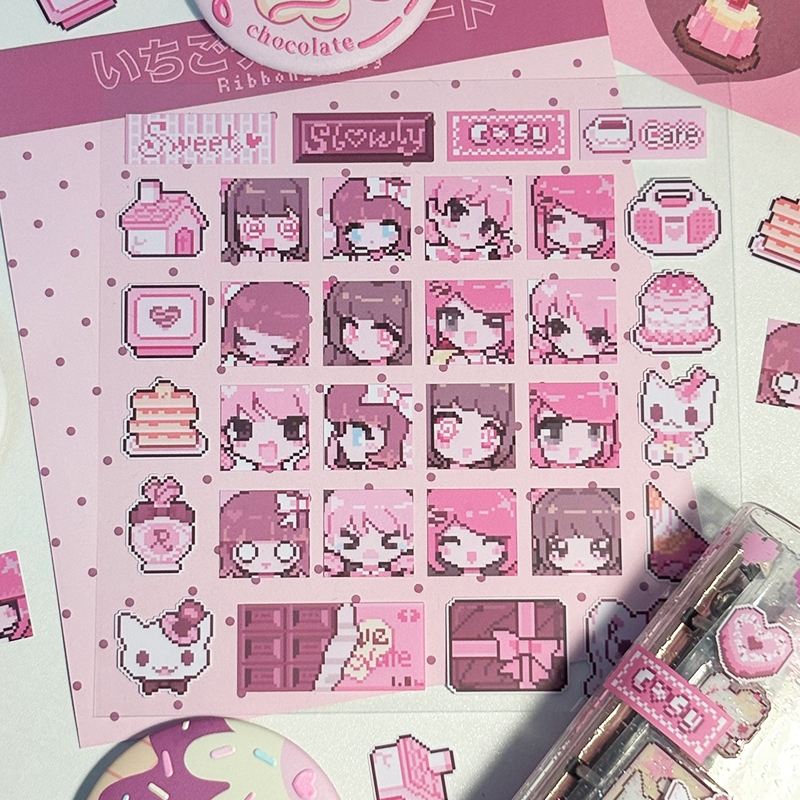 Ribbon Honey ID Photo Sticker