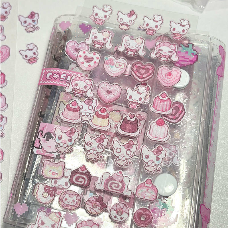 Ribbon Honey Cake Deco Sticker