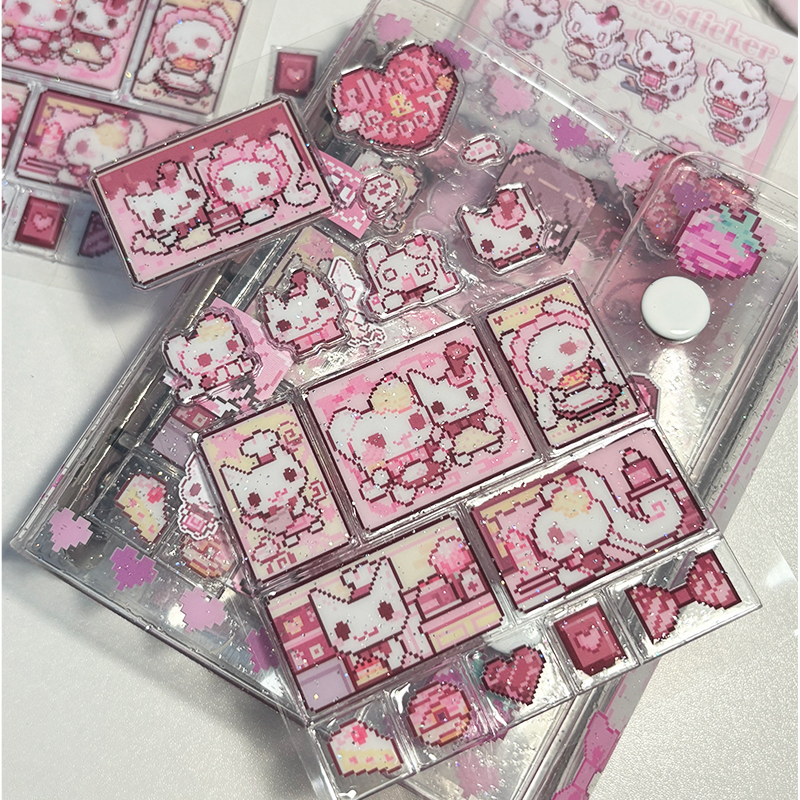 Ribbon Honey Whisk&Scoop Sticker