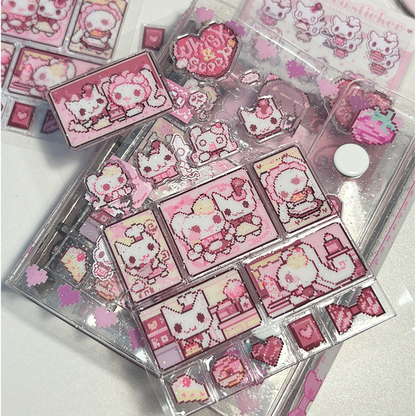 Ribbon Honey Whisk&Scoop Sticker