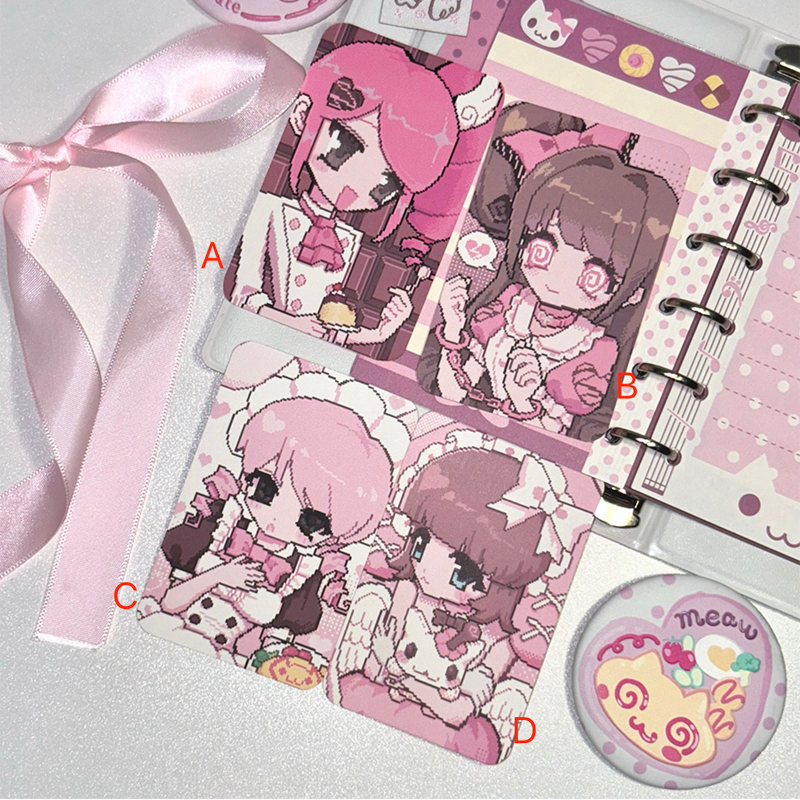 Ribbon Honey Pink Angel Card