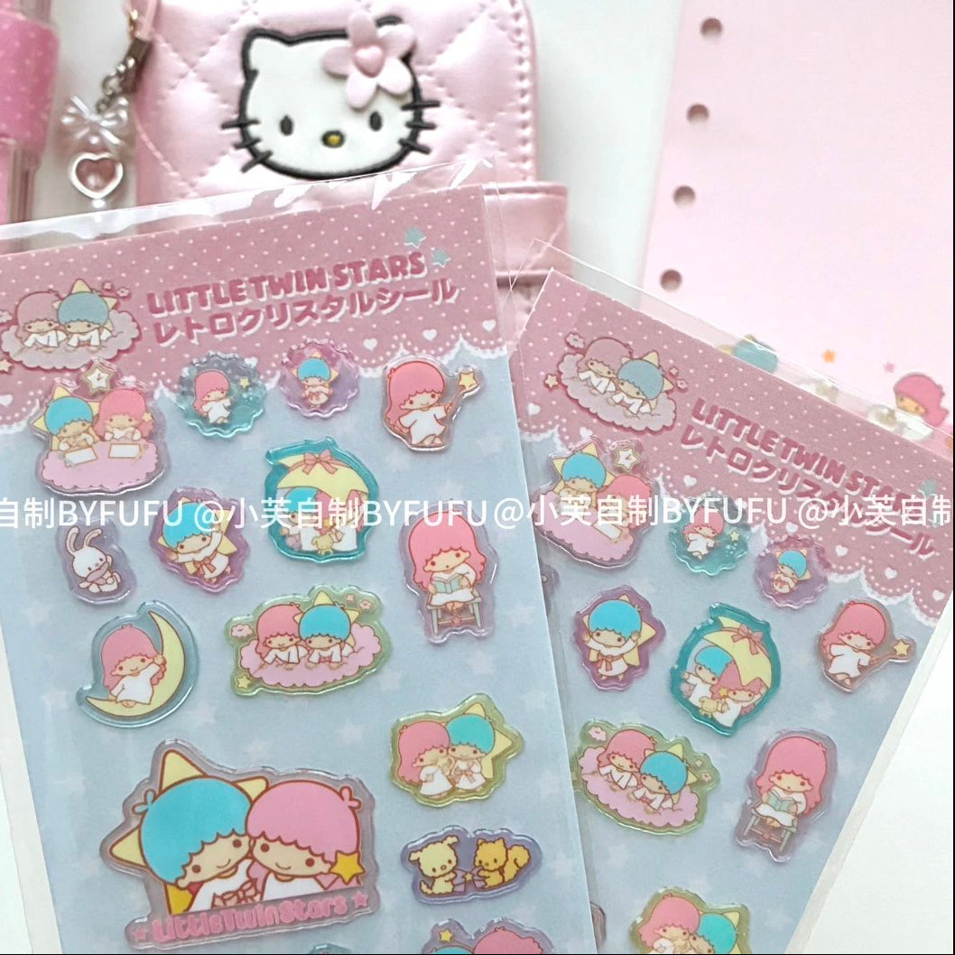 Byfufu Little Twin Stars Puffy Sticker