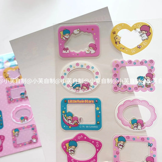 Byfufu Little Twin Stars Frame Sticker