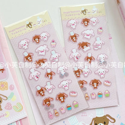 Byfufu Bunny Chef Puffy Sticker