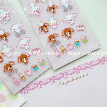 Byfufu Bunny Chef Puffy Sticker