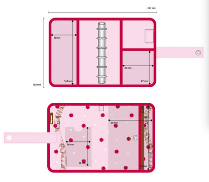 [Mering] A7 Apple Diary Cover