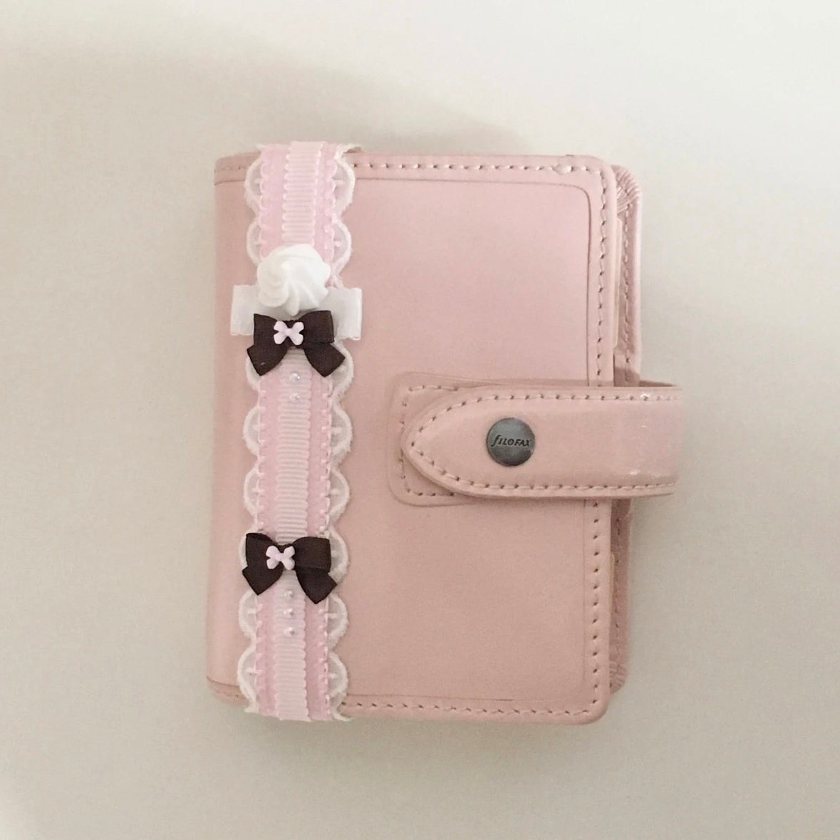 [Handmade] Chocolate Lace M5 Journal Band/Strap (not elastic)