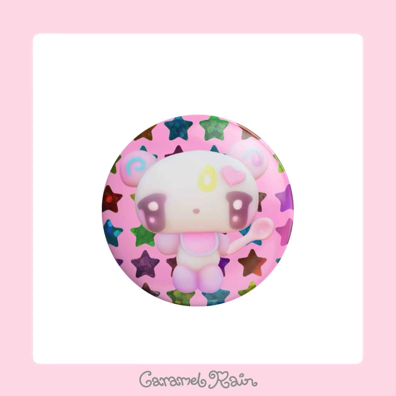 (Pre-Order)[Caramel Rain] Pin Button