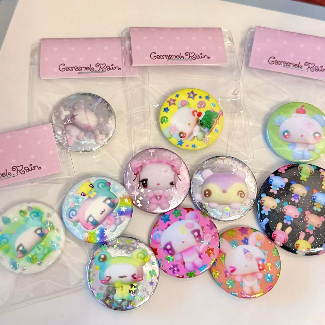 (Pre-Order)[Caramel Rain] Pin Button