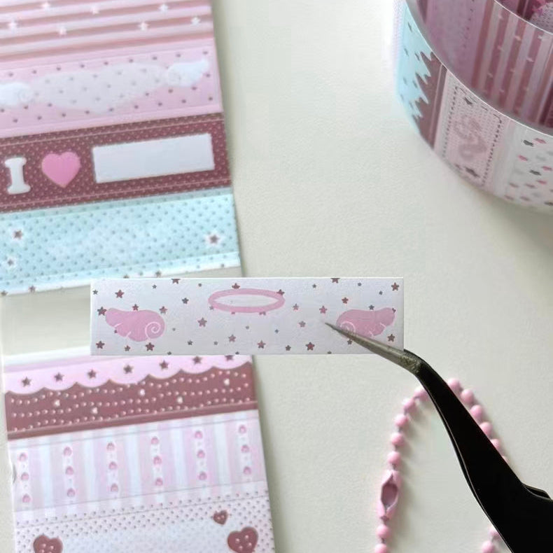 Strawberry Star Kiss Cut Paper Sticker