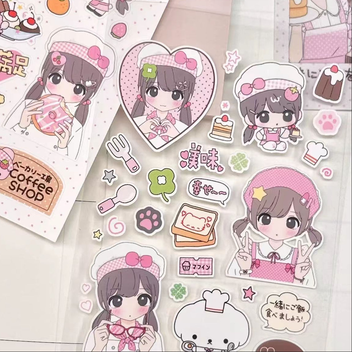 Strawberries&Cig Canelé Sticker