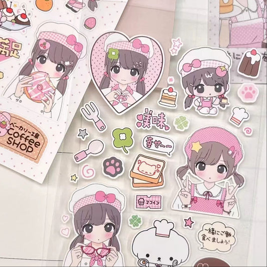 Strawberries&Cig Canelé Sticker