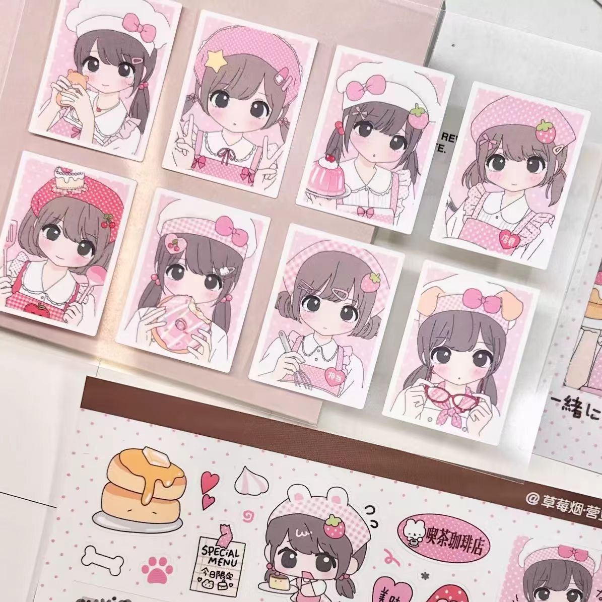 Strawberries&Cig ID Photo Sticker