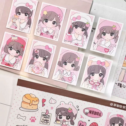 Strawberries&Cig ID Photo Sticker