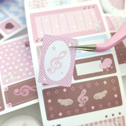 PakuPaku Lucky Dolphin Kiss Cut Paper Sticker Tape
