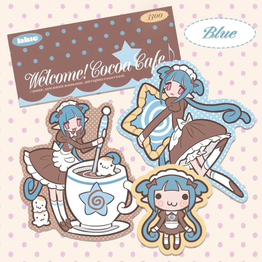 [Invader Darling] Welcome Cocoa Cafe Sticker Pack